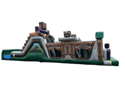 Pixelated Wet or Dry Obstacle Course